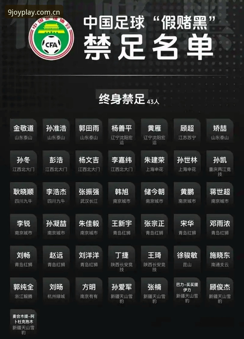 九博娱乐下载 资深用户分享:从足协禁足名单看中国足球的“净场”行动